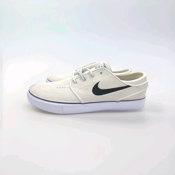 NEW Nike Zoom Stefan Janoski+ SB Summit White Black Size 8.5 Mens FD6757 100 - Picture 3 of 7